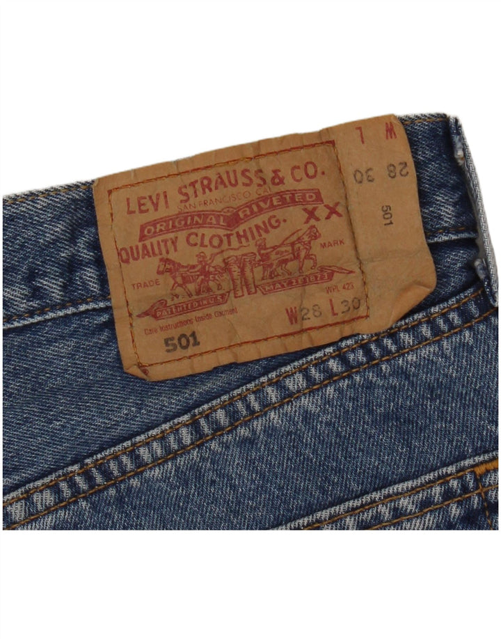 Pantaloni scurți din blugi 501 LEVI'S W28 Medium Blue