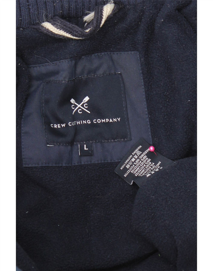 Crew Clothing Jachetă căptușită pentru bărbați UK 40 mare bumbac bleumarin
