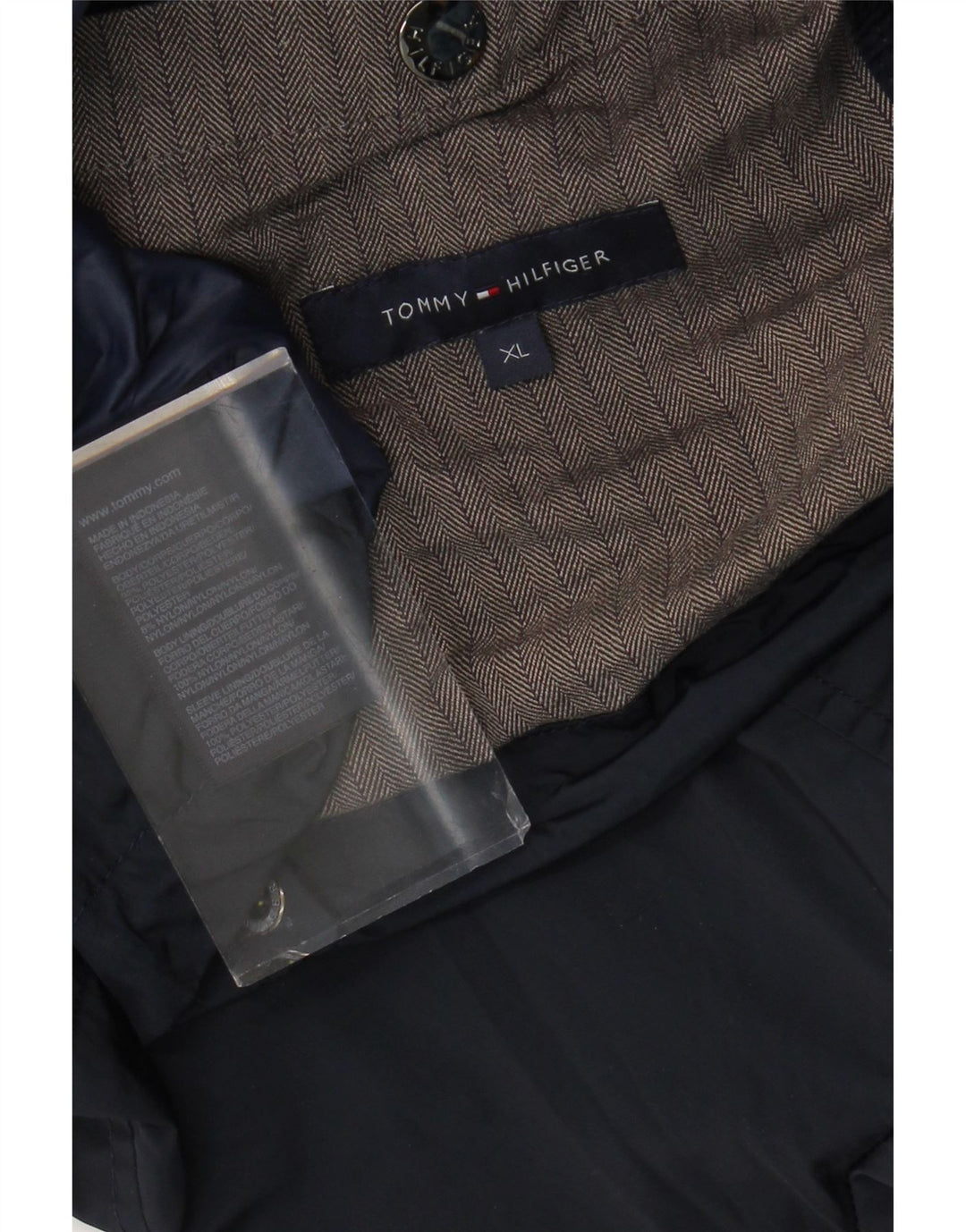 TOMMY HILFIGER Jachetă utilitare pentru bărbați UK 42 XL poliester bleumarin