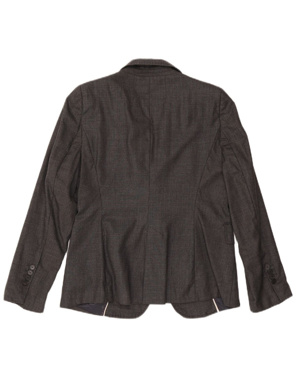 Jachetă Blazer Femei Zara 1 Button US 8 Medium Gri Lână