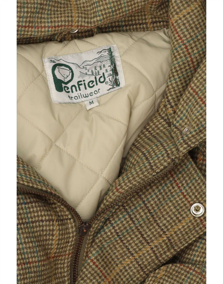 Jachetă căptușită cu glugă pentru bărbați Penfield UK 38 Medium Khaki Houndstooth