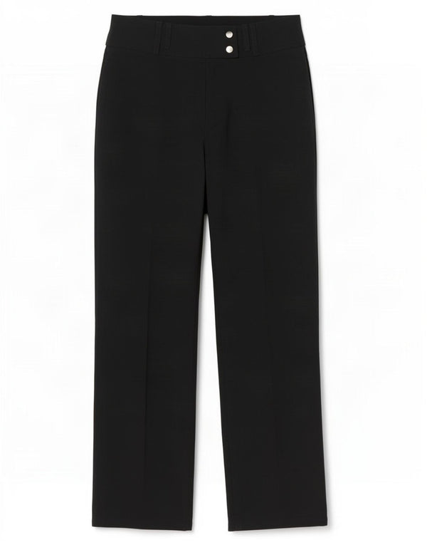 Pantaloni chino Bootcut pentru femei Marks & Spencer UK 12 Medium W29 L28 Negru