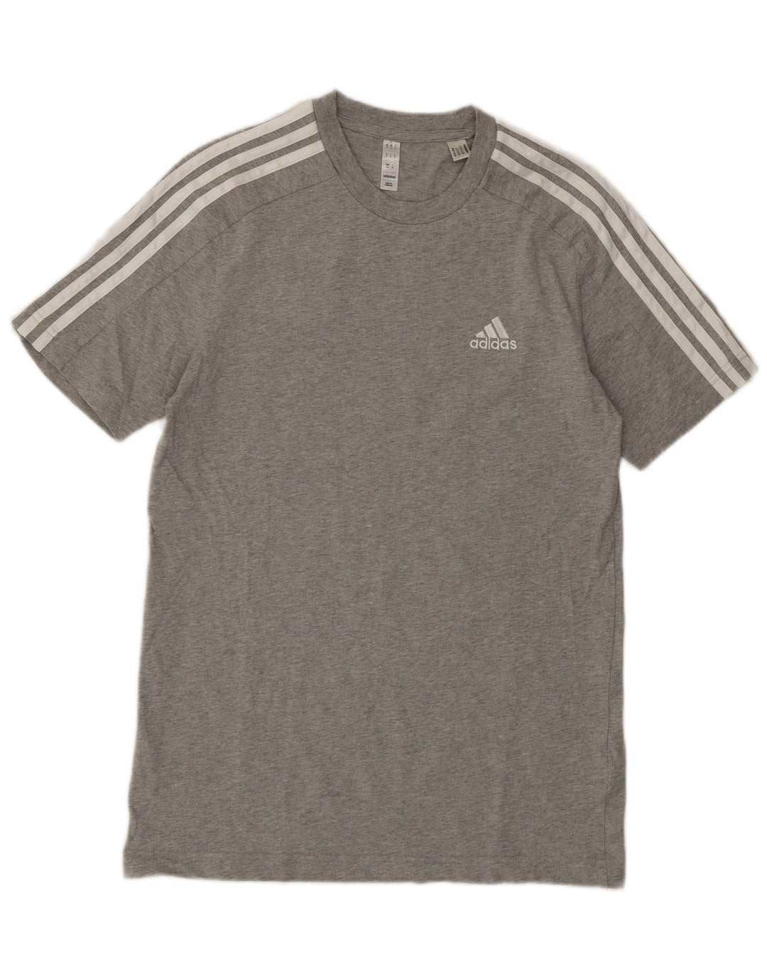 Tricou pentru bărbați Adidas Top mic, gri bumbac