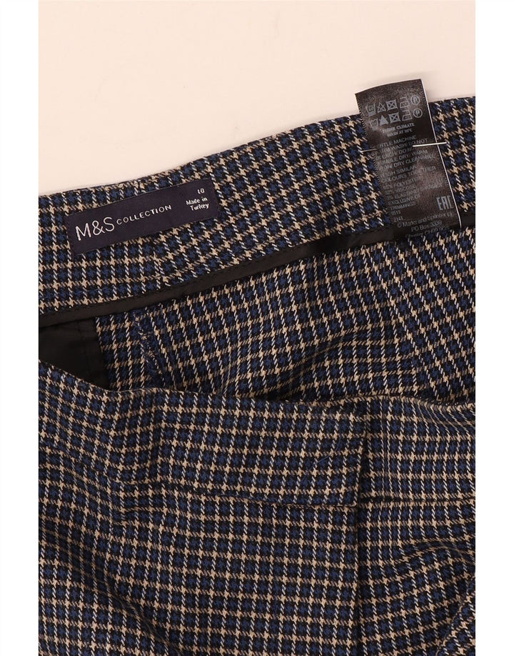 Pantaloni tăiați pentru femei Marks & Spencer UK 10 Small W28 L25 Blue