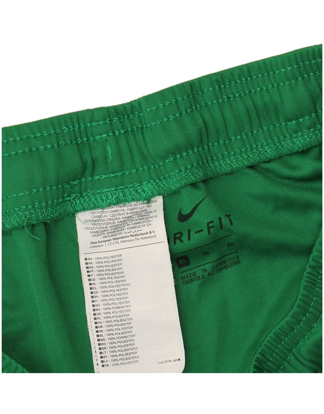 Pantaloni scurți sport pentru bărbați NIKE XL, verde, poliester