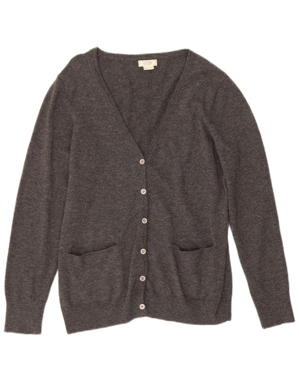 Pulover cardigan pentru femei Fat Face UK 16 Lână mare gri