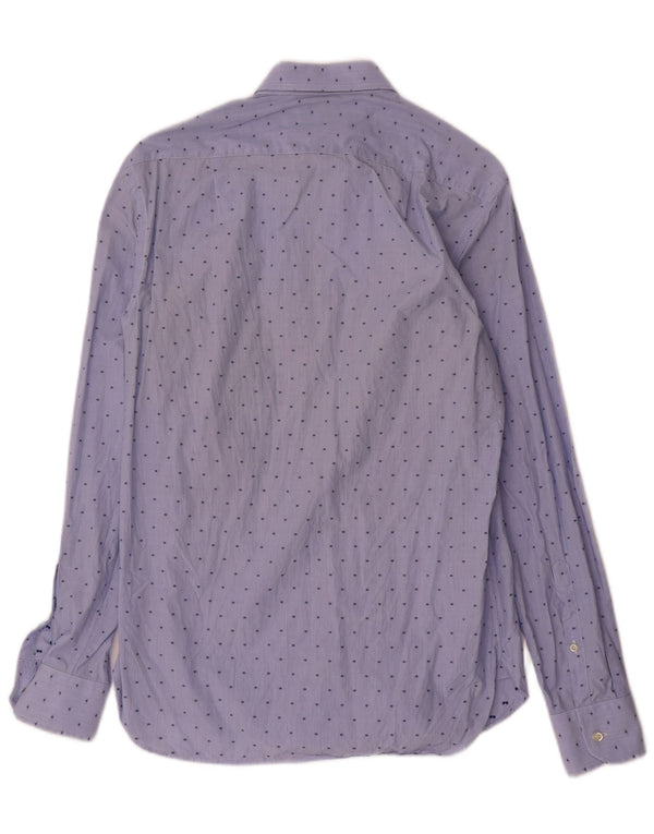 Cămașă personalizată pentru bărbați Boggi Mărimea 40 15 3/4 Medium Blue Pinstripe