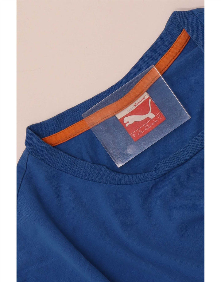Tricou pentru bărbați Puma Top Large Blue