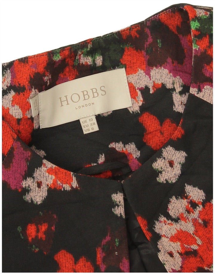 Palton supradimensionat pentru femei Hobbs UK 10, poliester floral mic, negru