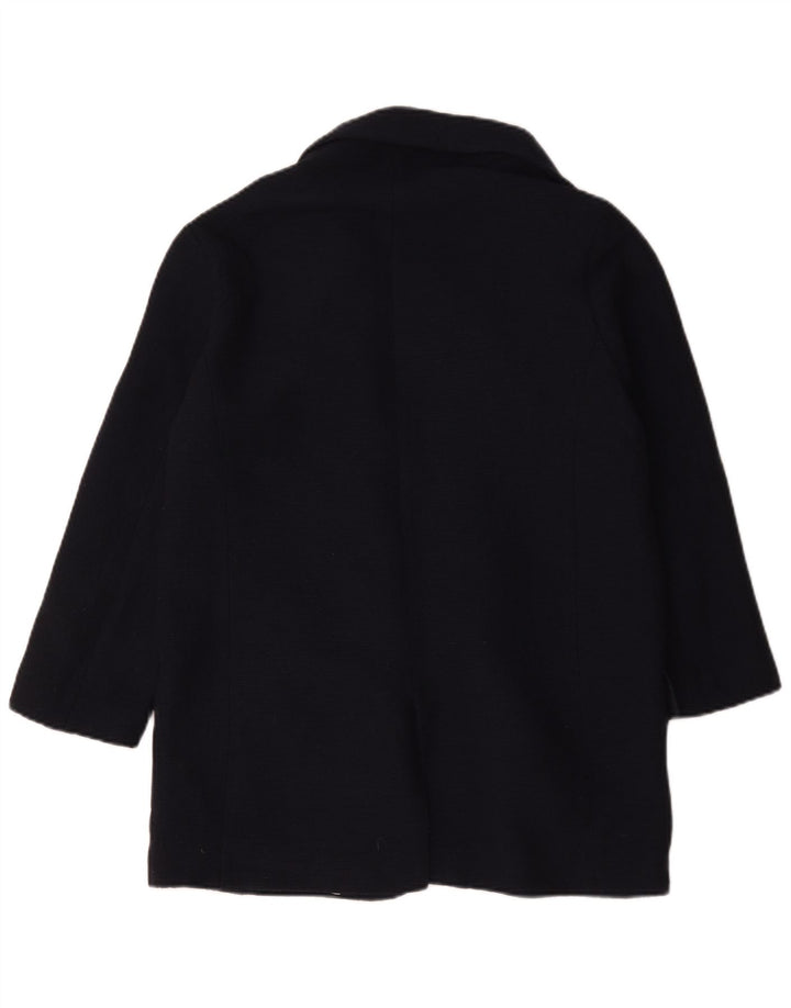 Jachetă Blazer deschisă pentru femei Zara UK 16 mare, albastru marin acrilic