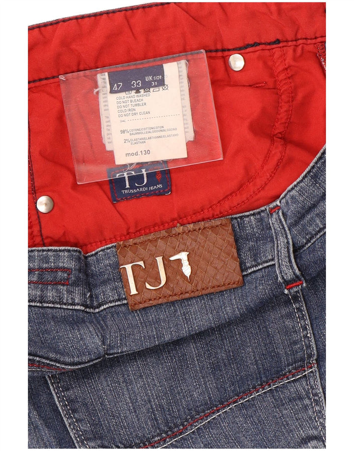 Trussardi blugi subțiri pentru femei W31 L27 albastru