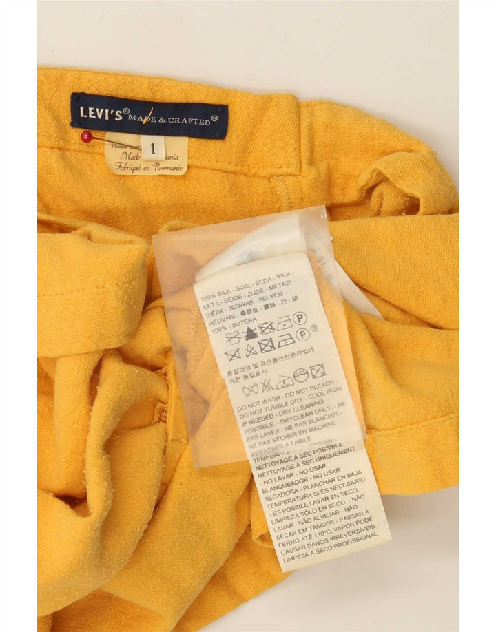 Crop Cami Top pentru femei Levi's US 1 XS Yellow Silk