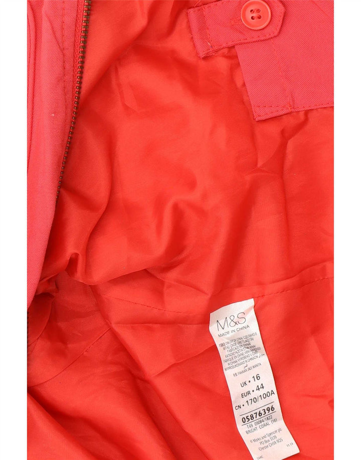 Jachetă pentru femei Marks & Spencer UK 16, mare, roșie, poliamidă