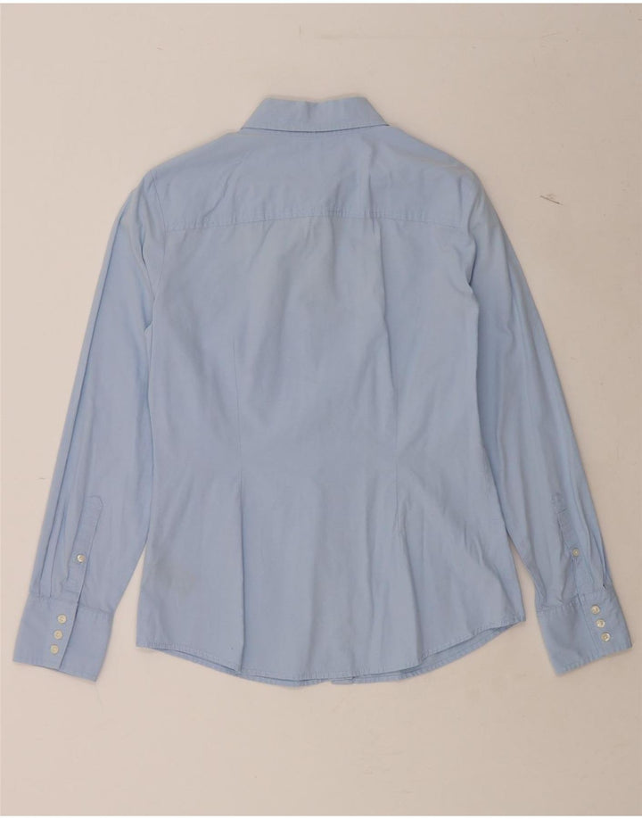 TOMMY HILFIGER Womens Shirt UK 14 Medium Blue Cotton Vintage Tommy Hilfiger and Second-Hand Tommy Hilfiger from Messina Hembry 