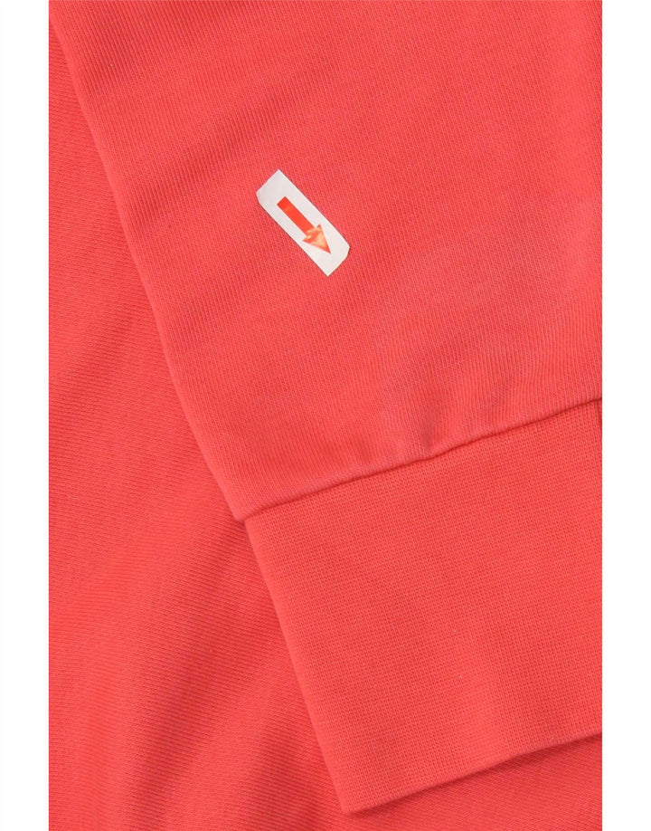 Pulover Nike Dri Fit Crop Graphic pentru femei UK 14 Roz mediu