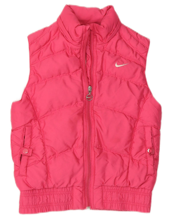 Gilet căptușit pentru fete Nike 8-9 ani mic roz