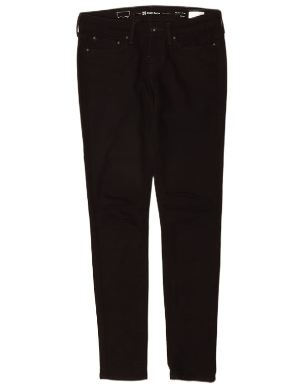 Blugi skinny pentru femei, cu curbă ușoară și modernă, L25 L30, bumbac negru