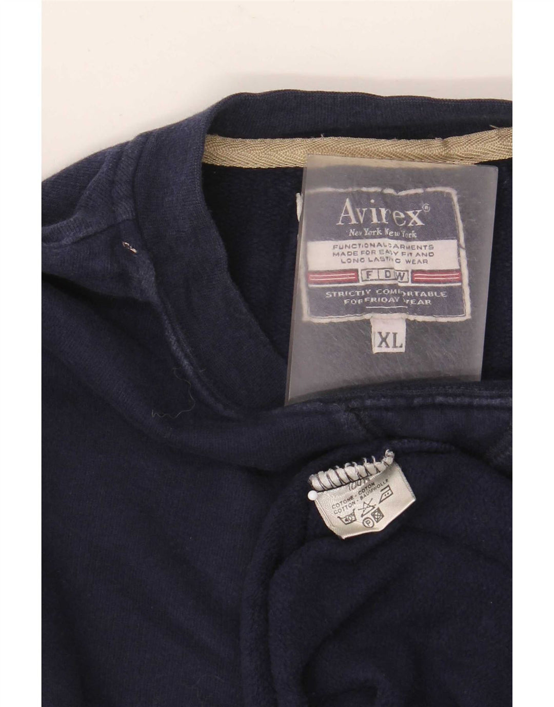 Hanorac pentru bărbați Avirex Jumper XL Bleumarin Bumbac