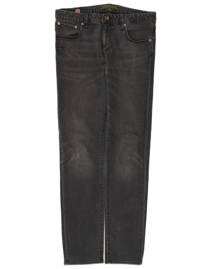 Blugi slim pentru bărbați SUPERDRY W32 L32 bumbac gri