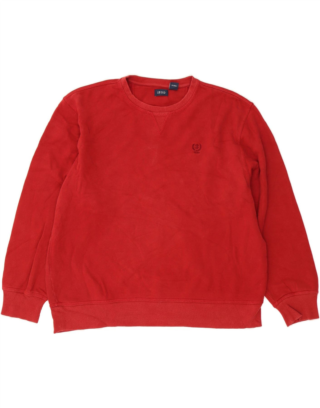 IZOD Mens Sweatshirt Jumper XL Red Cotton Vintage Izod and Second-Hand Izod from Messina Hembry 