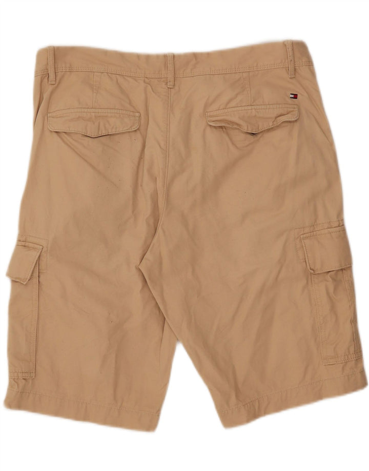 Pantaloni scurți cargo Tommy Hilfiger pentru bărbați W36, mari, bej, bumbac