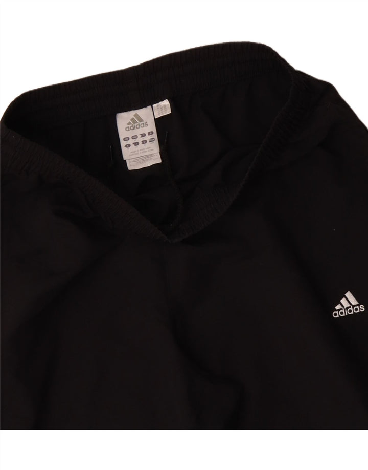 Pantaloni de trening Adidas pentru bărbați Joggeri poliester mediu negru