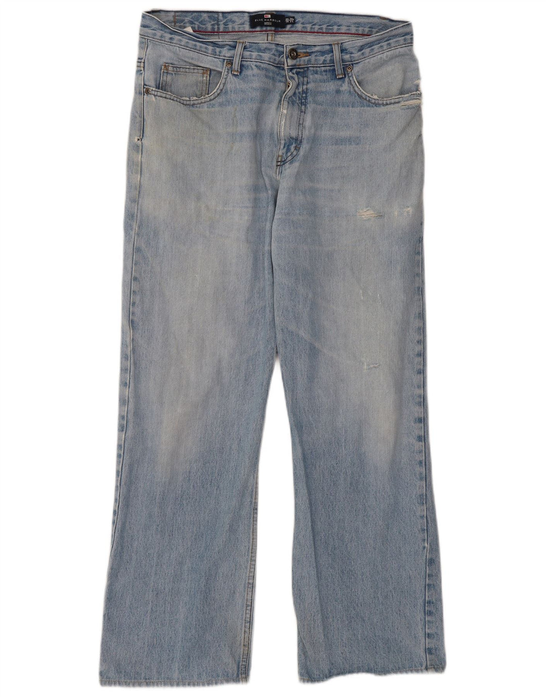 Blugi pentru bărbați Marks & Spencer Blue Harbour Bootcut W34 L31 Blue Cotton