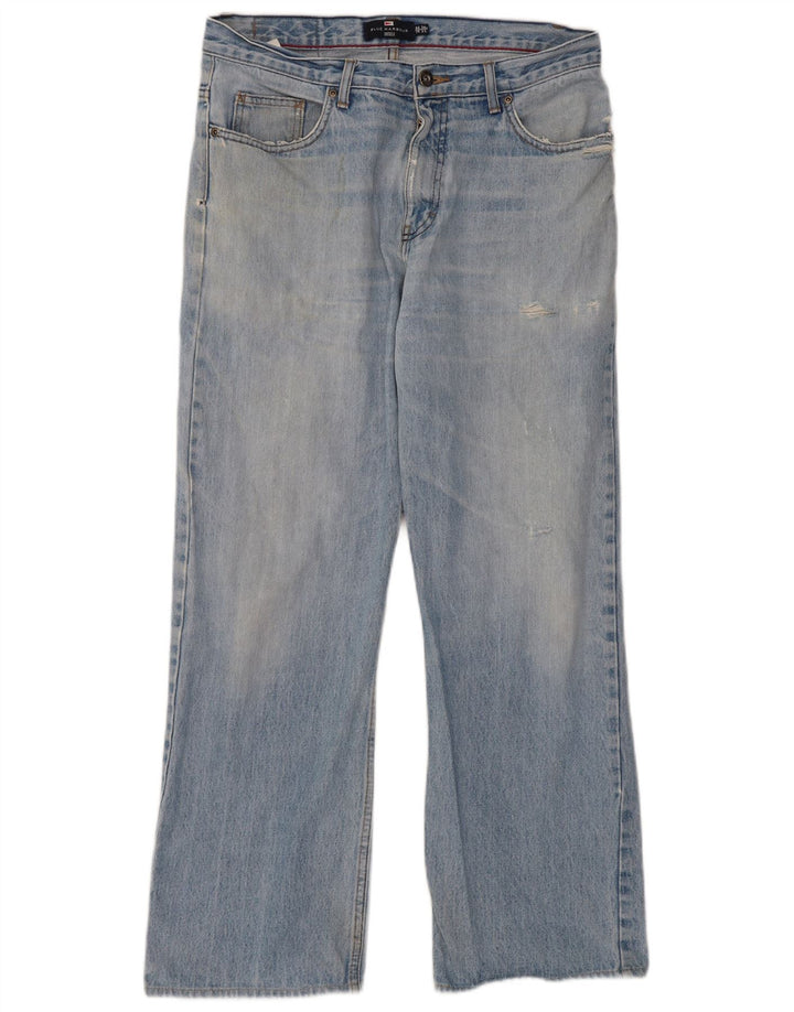 Blugi pentru bărbați Marks & Spencer Blue Harbour Bootcut W34 L31 Blue Cotton