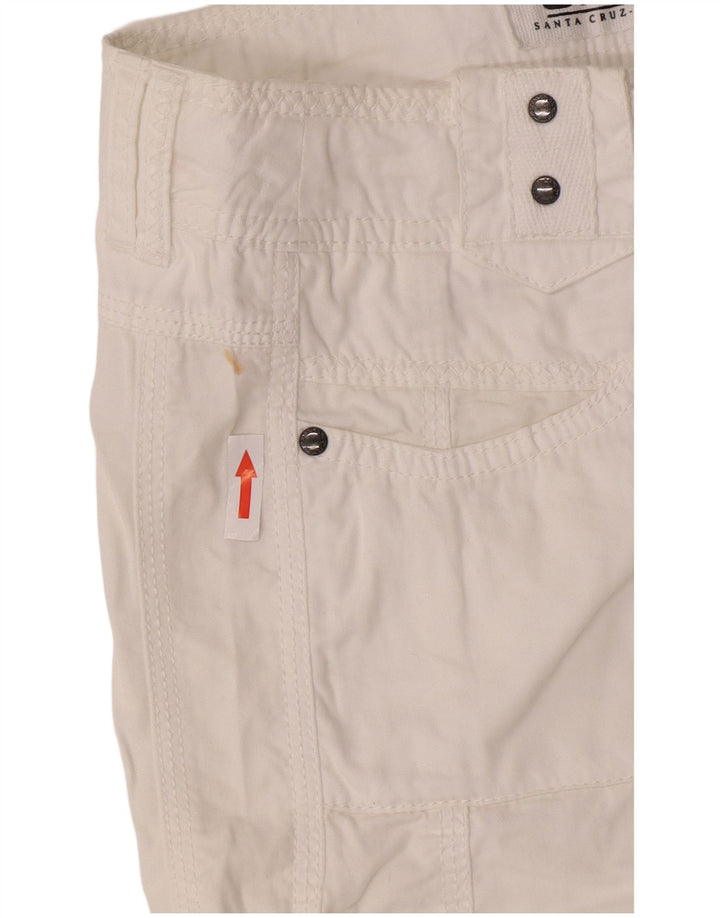 Pantaloni scurti casual O'Neill pentru femei W29, bumbac alb mic
