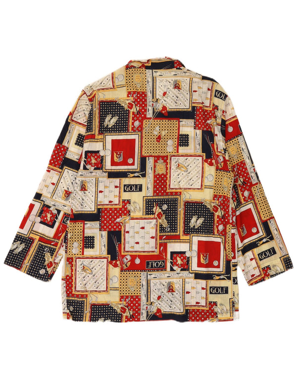 Cămașă de pijama pentru bărbați vintage IT 48 Bumbac mozaic multicolor mic