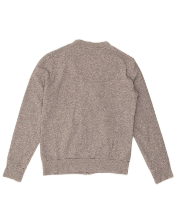 Jachetă de top pentru trening cu grafică Adidas pentru femei UK 8, bumbac cu pete gri mici