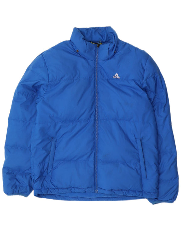 Jachetă căptușită pentru bărbați Adidas UK 38 Poliester albastru mediu