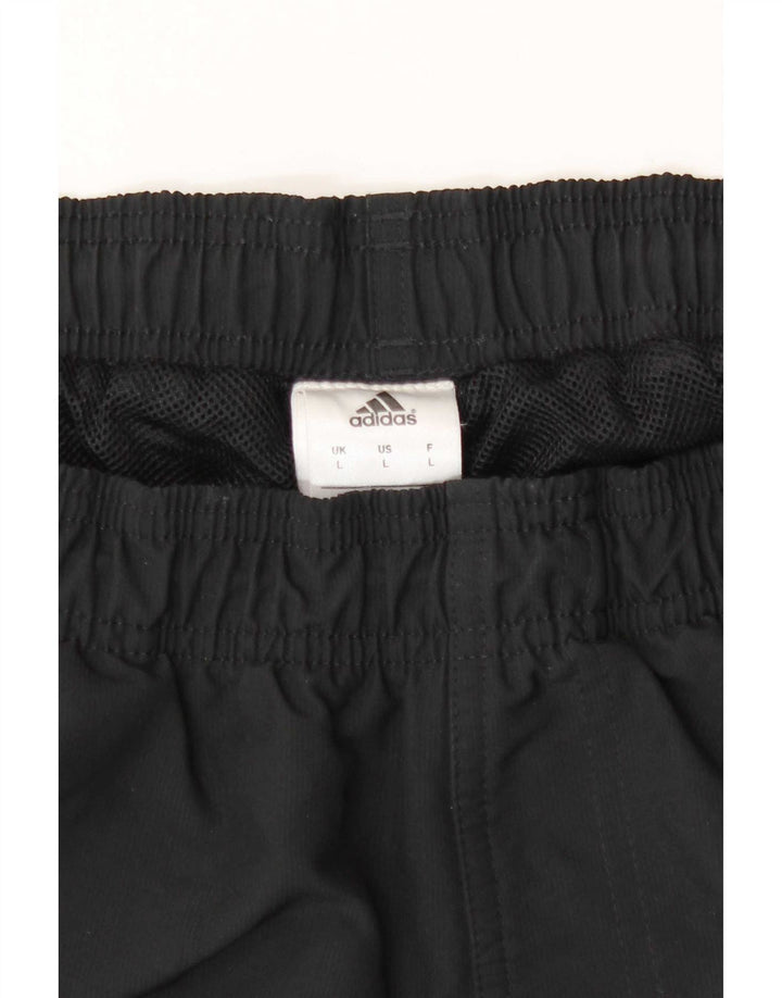 Pantaloni de trening Adidas pentru bărbați, mari, negru, poliester sport