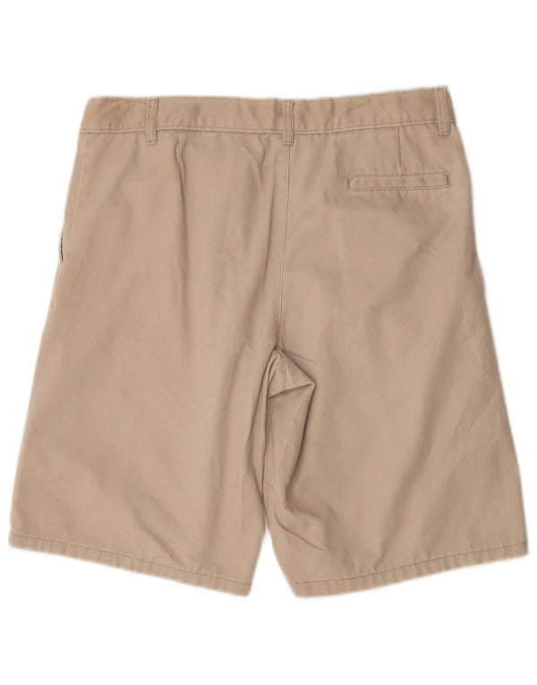 Pantaloni scurți chino Izod pentru femei UK 10 Small W32 Beige Bumbac