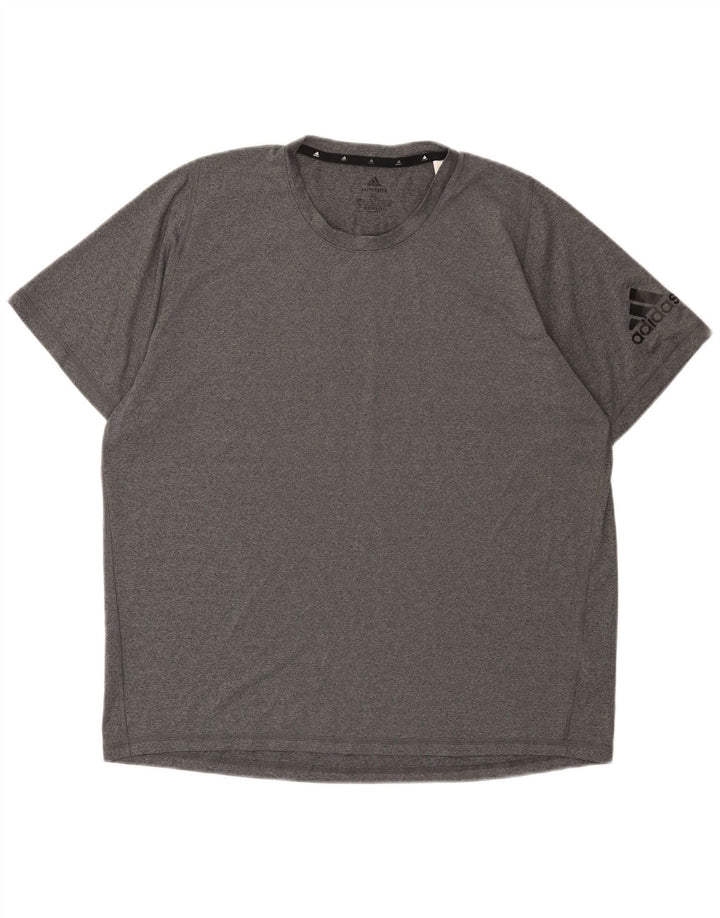 Tricou pentru bărbați Adidas Aeroready Top XL poliester gri