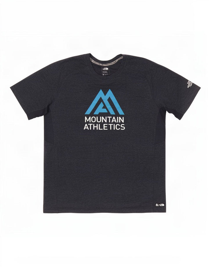 Tricou grafic pentru bărbați The North Face Top mediu din bumbac bleumarin