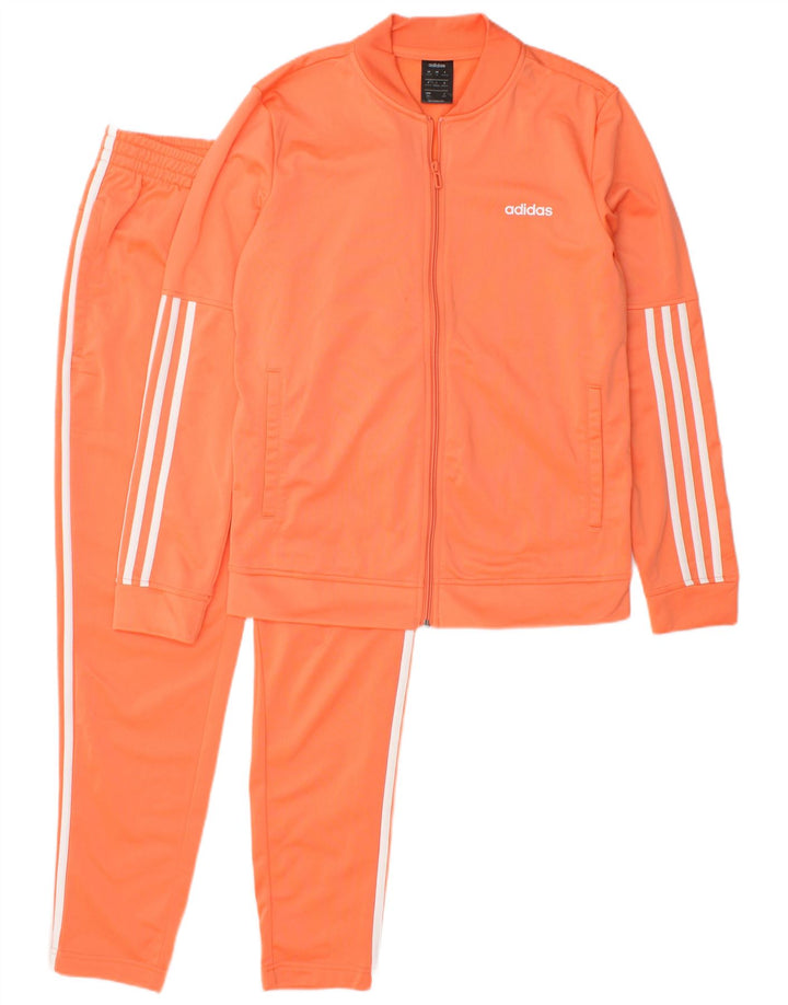 Trening complet pentru femei ADIDAS UK 12/14 Poliester portocaliu mediu