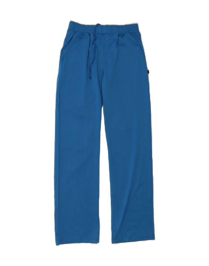 ASICS Girls Tracksuit Trousers 13-14 Years  Blue Polyester Vintage Asics and Second-Hand Asics from Messina Hembry 