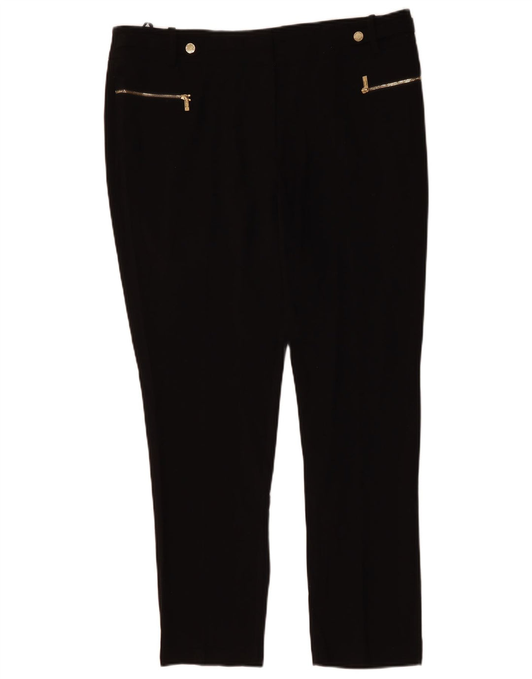 CALVIN KLEIN Pantaloni slim casual pentru femei US 12 Large W36 L30 Negru