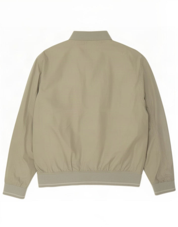 Jachetă bomber pentru bărbați Marks & Spencer, cu ajustare standard, UK 40, mare, verde, poliester