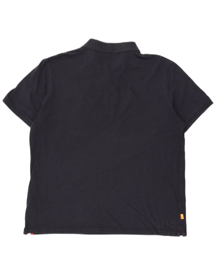 Cămașă polo Timberland pentru bărbați, cu formă regulată, XL, bumbac bleumarin