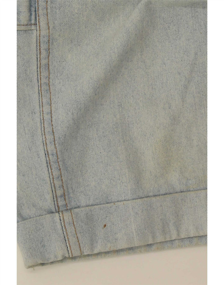 Pantaloni scurți din denim salopete Casucci pentru femei IT 46 Large W32 Blue