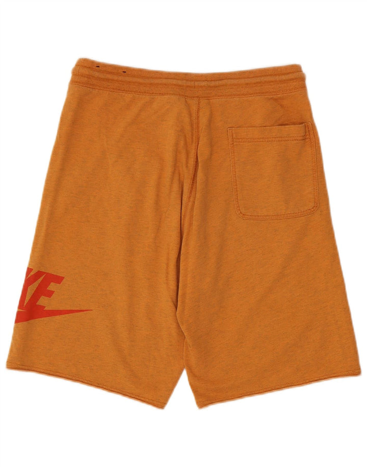 Pantaloni scurți sport grafic Nike pentru bărbați, bumbac maro mediu
