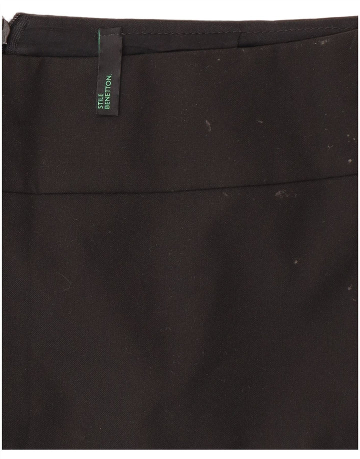 Fusta creion pentru femei Benetton Medium W28 Negru