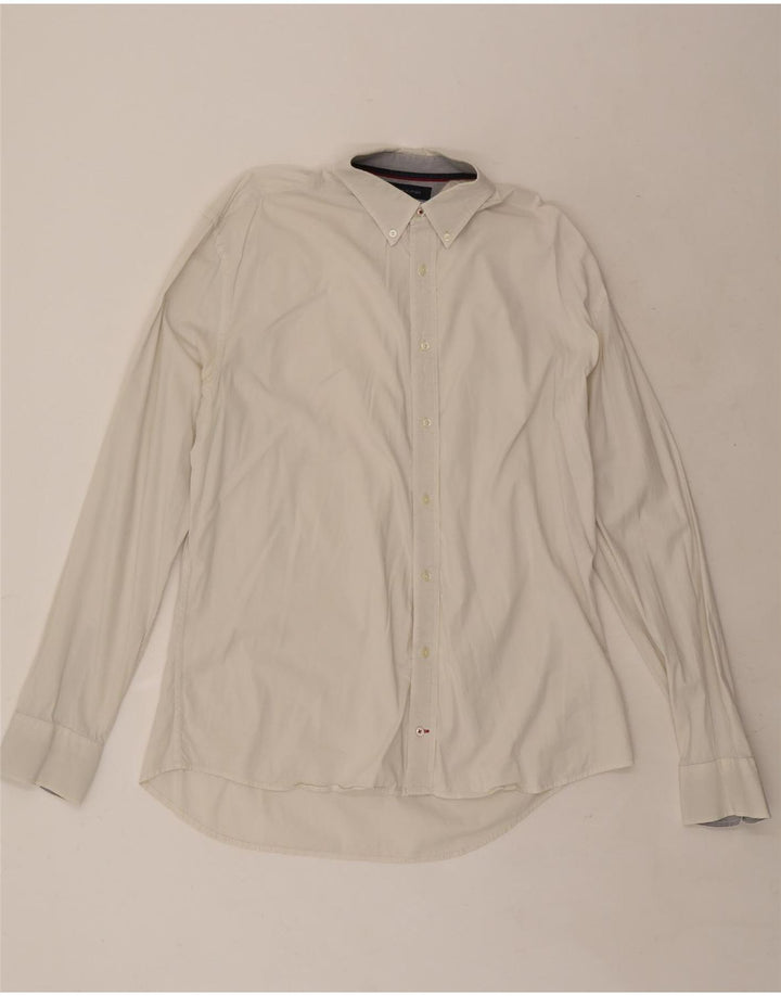 Cămașă pentru bărbați Tommy Hilfiger XL, bumbac alb