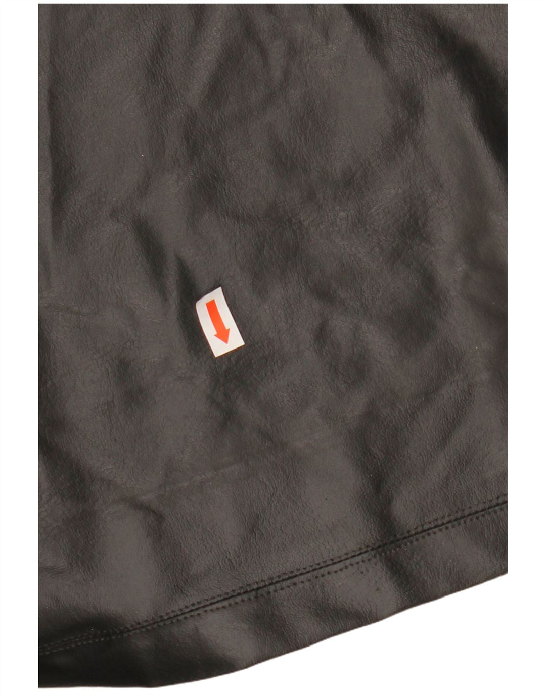 Palton de piele VINTAGE pentru femei UK 12 Medium Black Colorblock