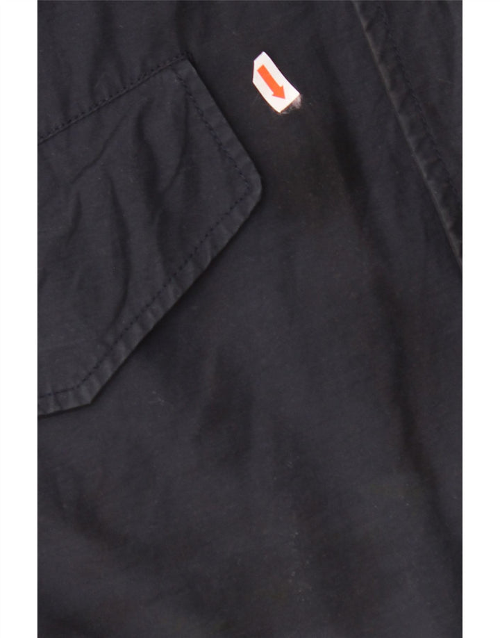 Jachetă de vânt pentru bărbați VINTAGE UK 44 2XL Bumbac bleumarin