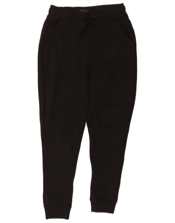 Pantaloni de trening Zara Barbati Joggeri Mici Poliester Negru
