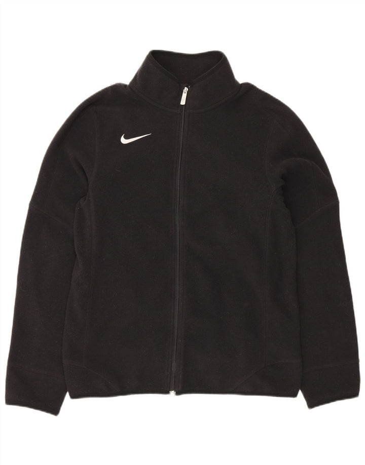 Jachetă Fleece NIKE pentru bărbați UK 36 Poliester negru mic