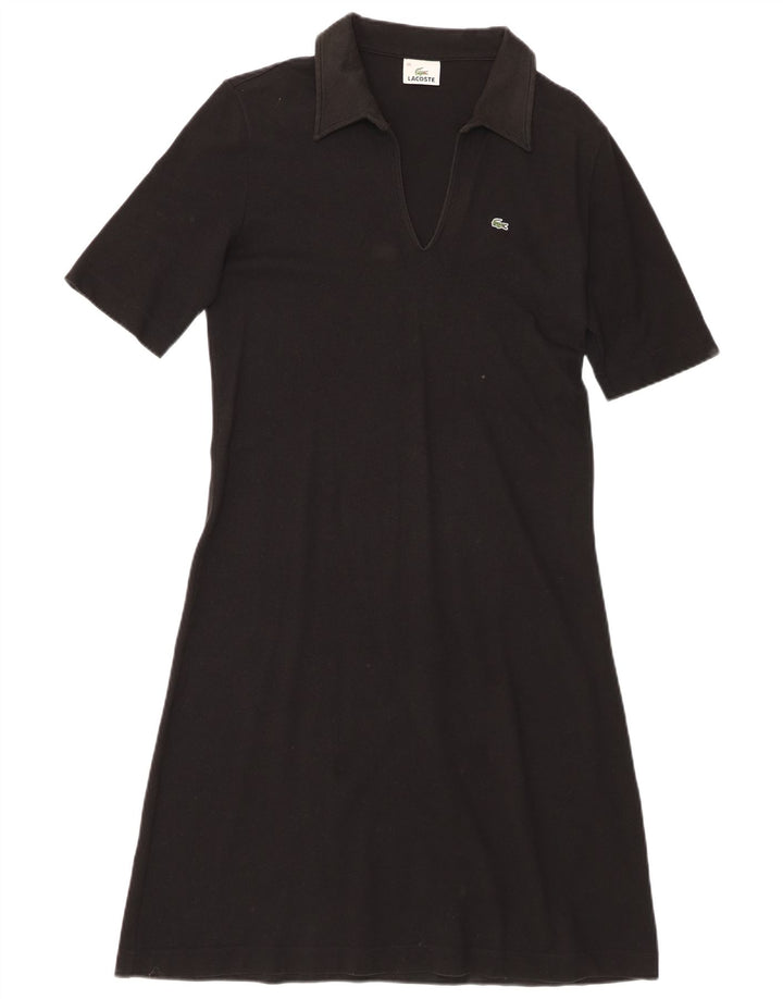 Rochie polo Lacoste pentru femei Mărimea 44 Bumbac negru mare